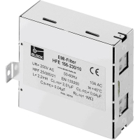 Фильтр HFE 250 В/AC, 6 A, 40x85 мм, 1 шт Block HFE 156-230/6