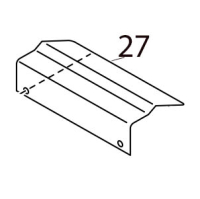 Cutter paper guide D Toshiba TEC B-SX5T-TS12/22-QQ-US