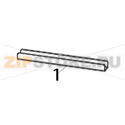Kit beam for laminator Zebra ZXP 8 Kit beam for laminator Zebra ZXP 8Запчасть на деталировке под номером: 1