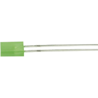 Светодиод, зеленый, 2x5 мм, 8 мкд, 170°, 20 мА, 2 В Everlight Opto 523SYGD/S530-E2