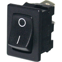 Переключатель клавишный 250 В, 10 А, 1 x вкл/вкл, 1 шт Arcolectric H8610VBAAA