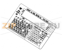 Накладка клавиатуры 32 клавиши (UR) для весов DIGI SM-300B