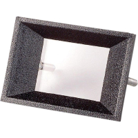 Рамка передняя для дисплея, LC, черная, 2 разряда, АБС-пластик Strapubox AR 2