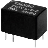 Реле электромагнитное 5 В/DC, 2 А, 1 шт Tianbo TR5V-M-05VDC-S-Z