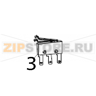 Kit door switch Zebra ZXP9 Kit door switch Zebra ZXP9Запчасть на деталировке под номером: 3