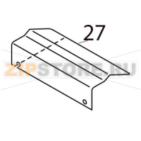 Cutter paper guide D Toshiba TEC B-SX4T-GS10/20-QQ