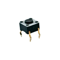 Кнопка тактовая 24 В/DC, 1 x вкл/выкл, без фиксации, 6х6 мм, 1 шт TE Connectivity 1825910-2