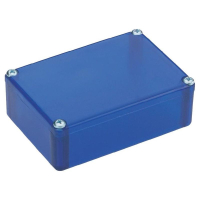 Корпус пластиковый 72x50x26 мм, синий, прозрачный, 1 шт Strapubox 2024BL