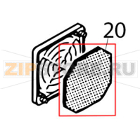 Filter pad Toshiba TEC B-SX4T-GS20-QM-R