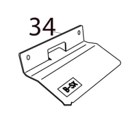 Cutter paper guide C Toshiba TEC B-SX5T-TS12/22-QQ