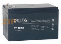 Delta DT 1212 Свинцово-кислотный аккумулятор Delta DT 1212 (характеристики): Напряжение - 12В; Емкость - 12Ач; Габариты: 151 мм x 98 мм x 100 мм, Вес: 3,8 кгТехнология аккумулятора: AGM VRLA Battery