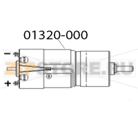 Cutter motor/sensor assy Zebra TTP 1030