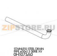 Stainless steel drain pipe ø30x1.5 serie XV Unox XV 303G