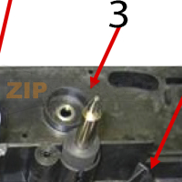 Kit, card drive roller (set of 5) Zebra P430i