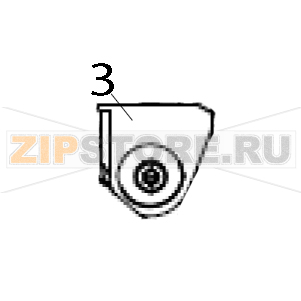 Kit card entry sensor Zebra ZXP 8 Kit card entry sensor Zebra ZXP 8Запчасть на деталировке под номером: 3