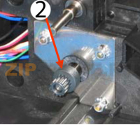 Motor, stepper and cable Zebra P310C