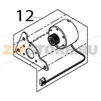 DC motor ass’y (Including DC motor fixing plate) TSC TTP-342 Pro