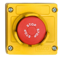 Кнопка аварийной остановки в корпусе 240 В/AC, 2.5 А, IP66, 1 шт Baco LBX130091