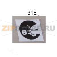 Sticker (unplug) Sato SG112-ex